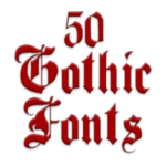 Logo of Gothic Fonts 50 android Application 